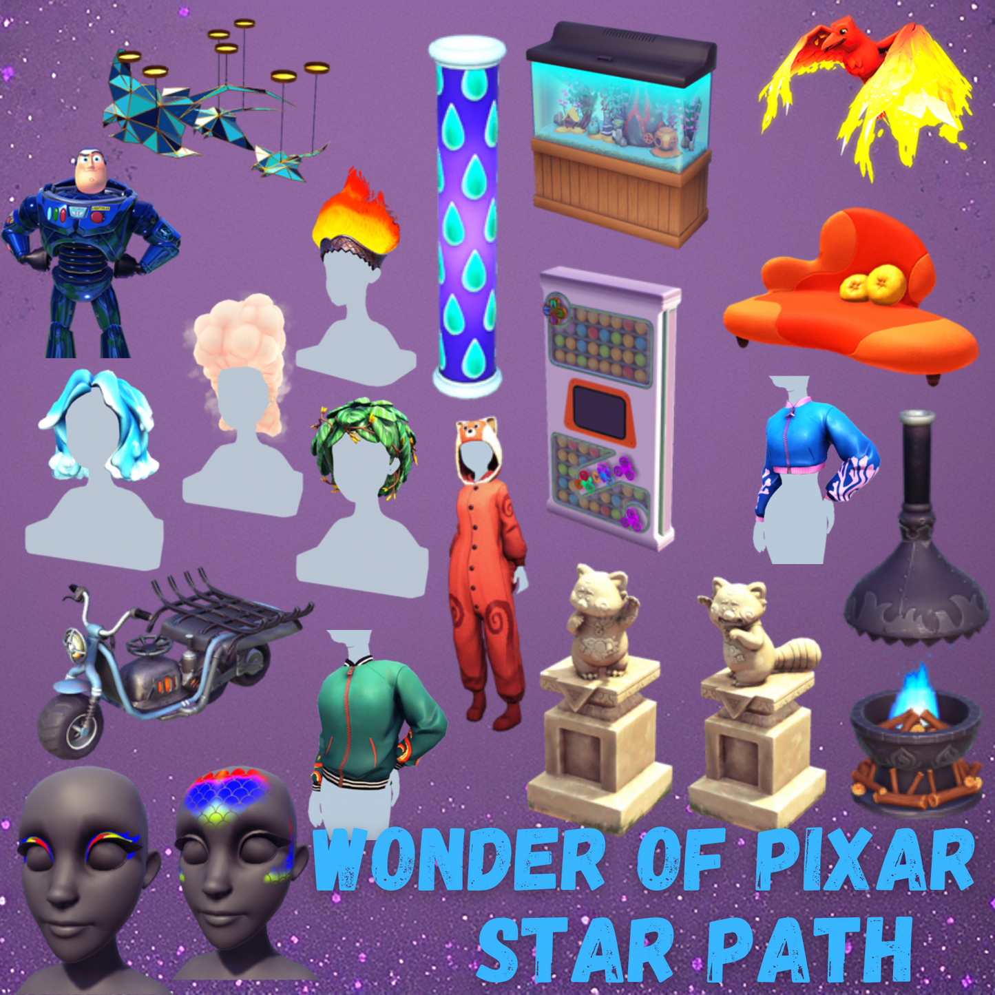 Dreamlight Valley - The Wonder of Pixar Starpath Collection