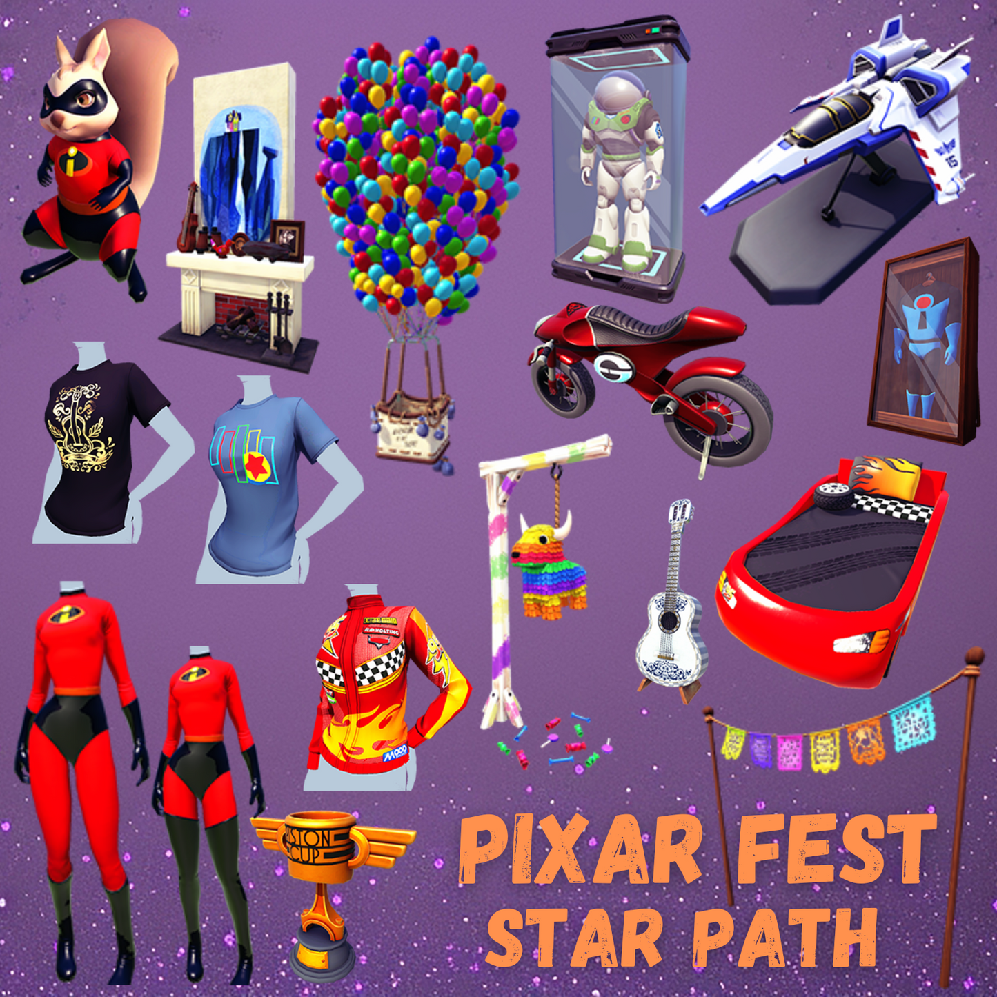 Dreamlight Valley - Pixar Fest Starpath Collection