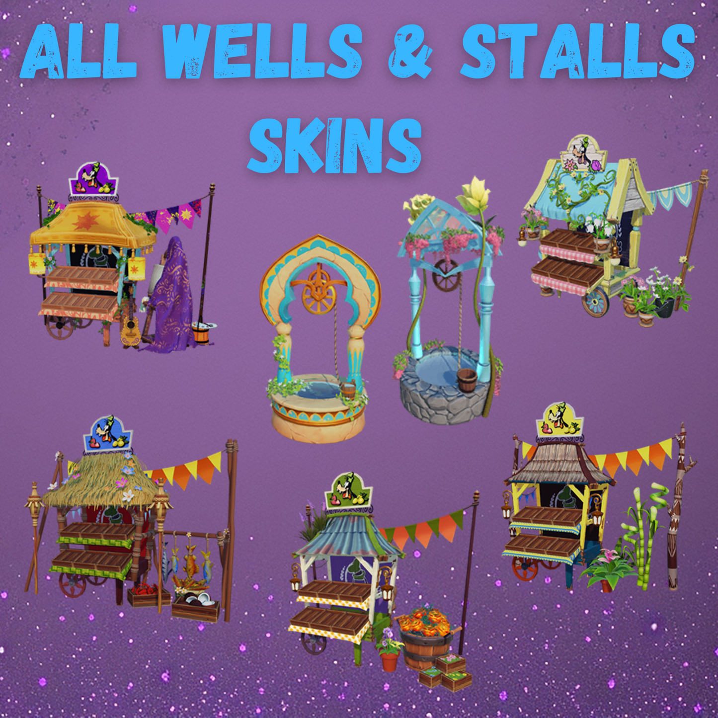 Dreamlight Valley Premium Store - All Wells and Stalls Collection Bundle